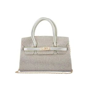 Compact Tote AB Golden Fancy Shoulder Bag P24337