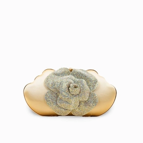 Outdoor Lifestyle AB Golden Fancy Clutch For Women P24248