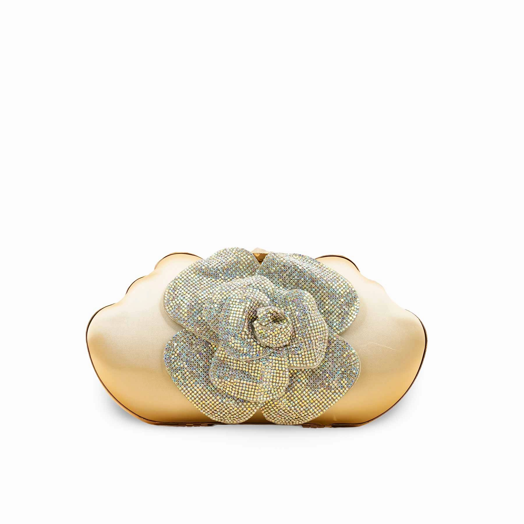 Outdoor Lifestyle AB Golden Fancy Clutch For Women P24248