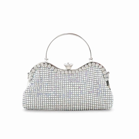 AB Silver Bridal Clutch P24300 Compact Arrangement