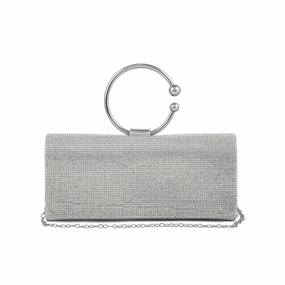 Casual Style Bag Outdoor companion AB Silver Fancy Clutch P24329