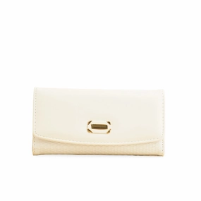 Urban Functionality White Casual Wallet For Women P70981