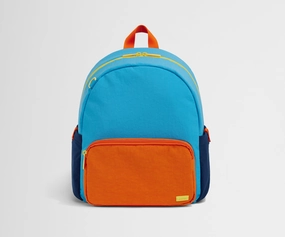 Sleek Outline Kids Backpack in Splash Blue