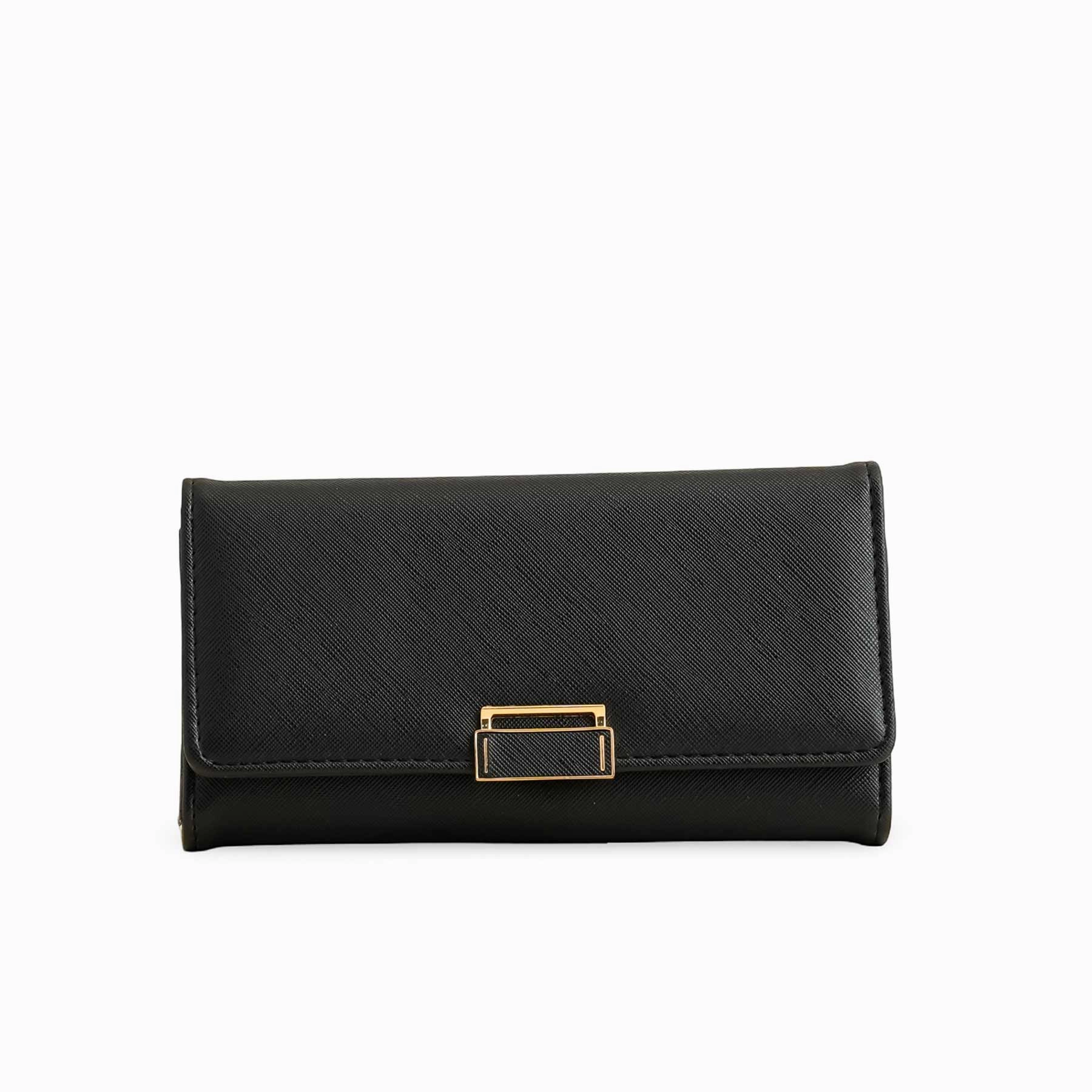 Black Casual Wallet P70964 Sporty Accessory