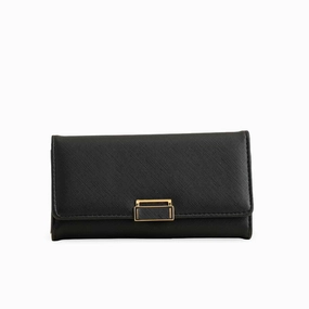 Black Casual Wallet P70964 Sporty Accessory