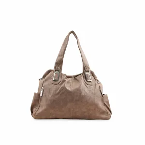 Urban Elegance Sporty Accessory Khaki Formal Shoulder Bag P36352