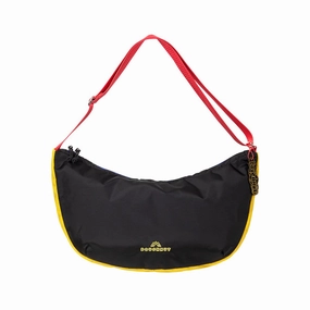 Minimal Design DOUGHNUT F24 Croissant You-Niverse Crossbody Bag-Black