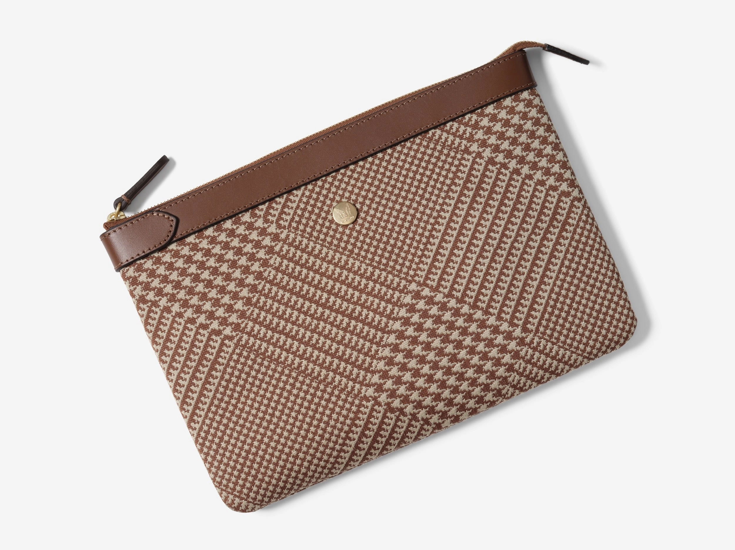 Compact Fit Durable Bag M/S Pouch - A Lovely Land/Cuoio