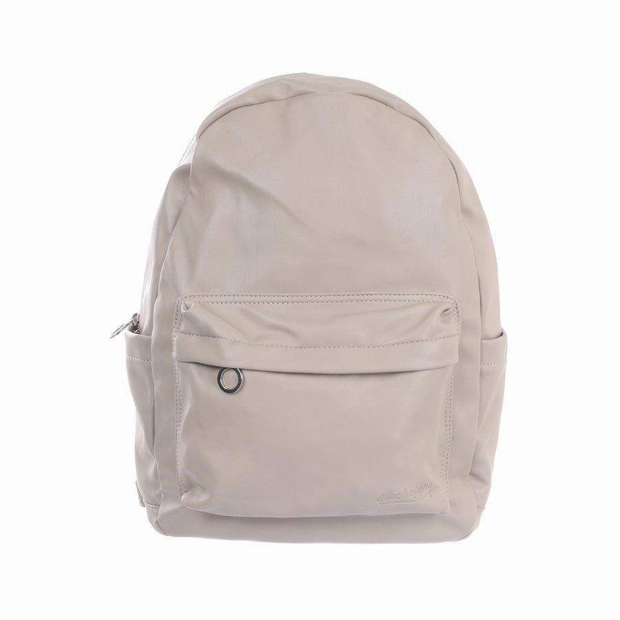 ARCHETYPE Millie Sheep Skin PU Backpack Mid Light Grey Urban Mobility