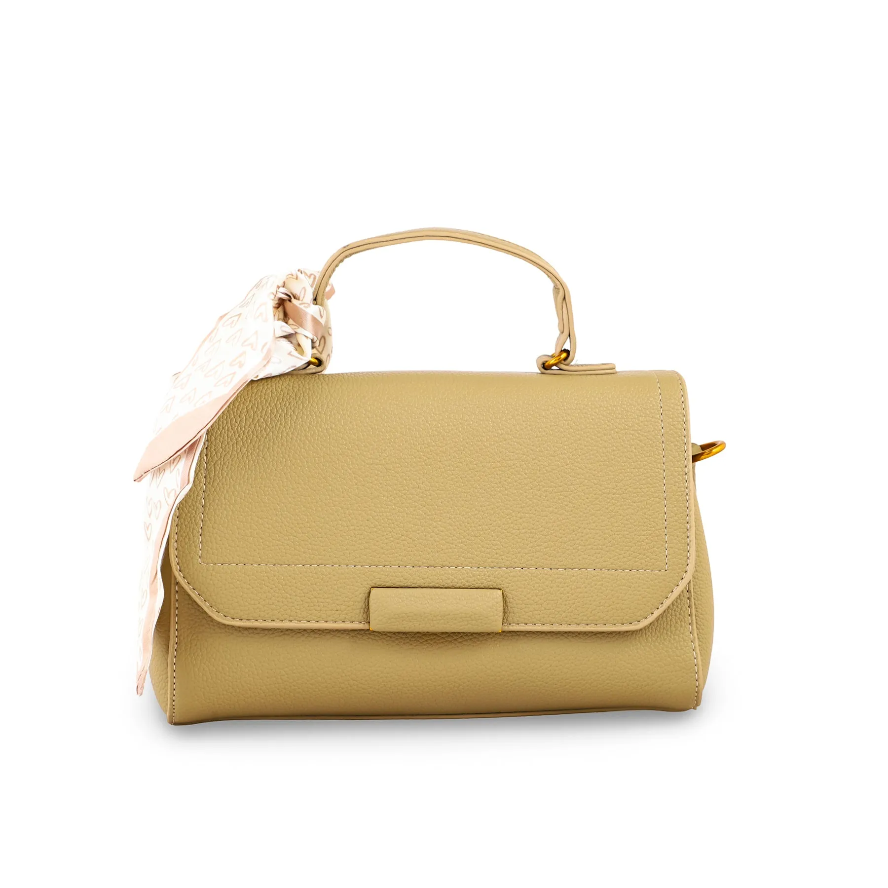 Beige Formal Shoulder Bag For Ladies P36300 Modern Everyday Elegant Texture