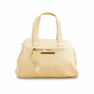 Day-to-Day Bag Beige Formal Shoulder Bag For Women P36357