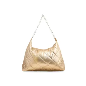 Beige Formal Shoulder Bag P36317 Sleek Design Practical Storage