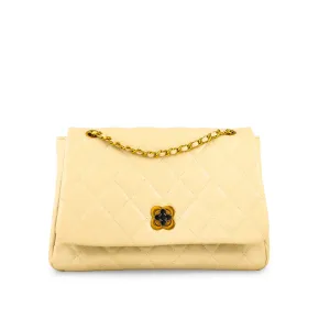 Beige Women Formal Shoulder Bag P36304 Comfort Fit