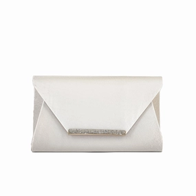 Beige Fancy Clutch P24149 casual outing