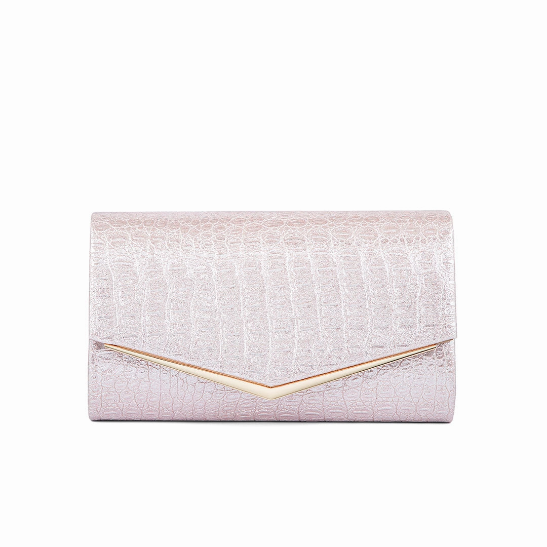 Beige Fancy Clutch P24158 Chic Style Leisure Accessory