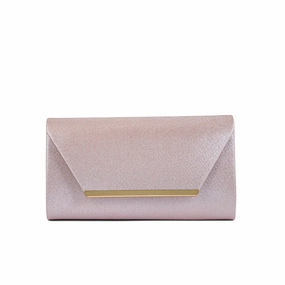 Beige Fancy Clutch P24167 Travel bag