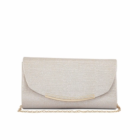 Beige Fancy Clutch P24173 Durable Travel Durable Companion