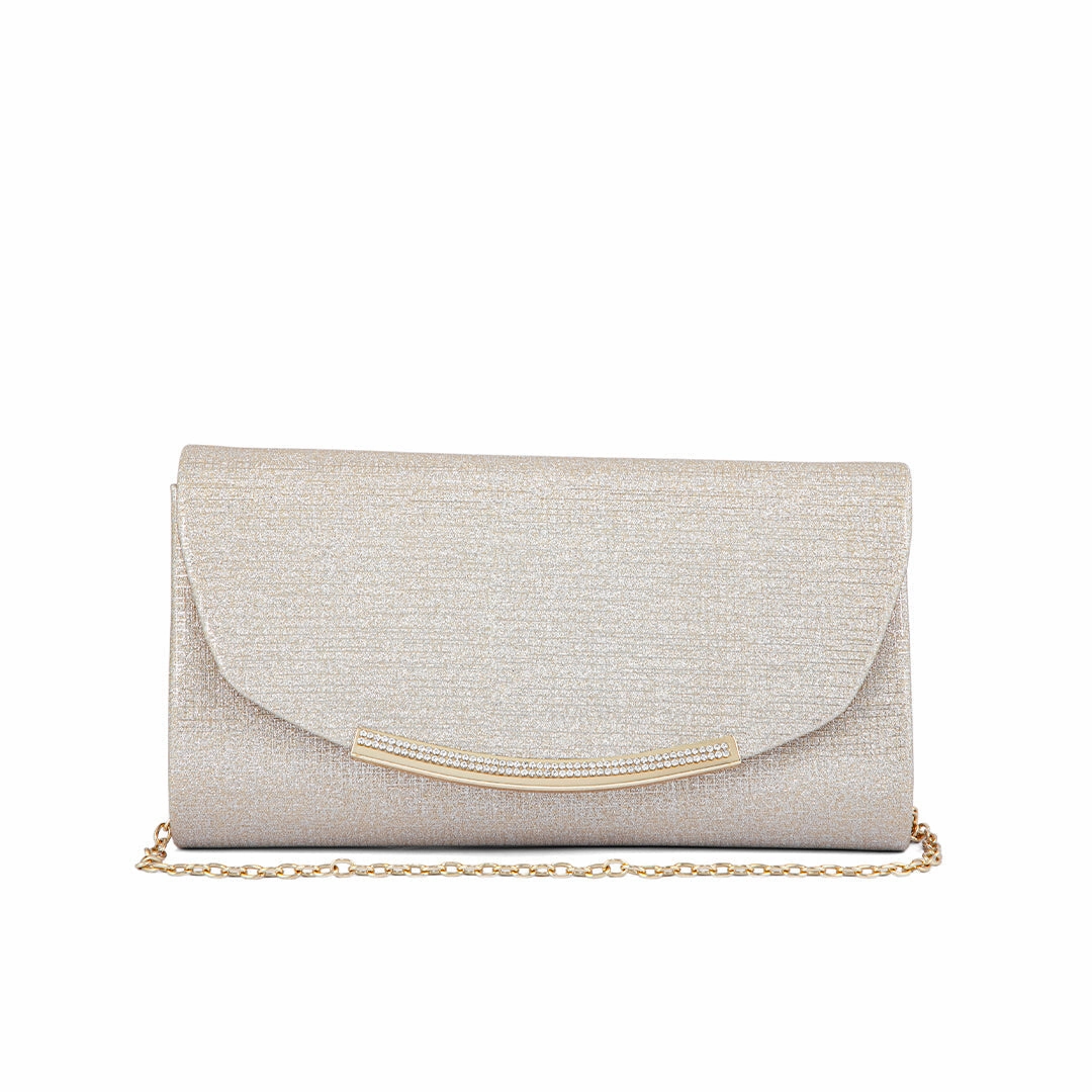Beige Fancy Clutch P24173 Durable Travel Durable Companion