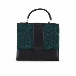 Modern Craft Easy Carry Black Casual Shoulder Bag For Women P55692