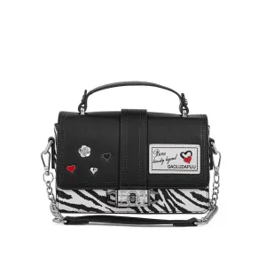 Black Formal Shoulder Bag P36296 Smart Storage Trendy Look