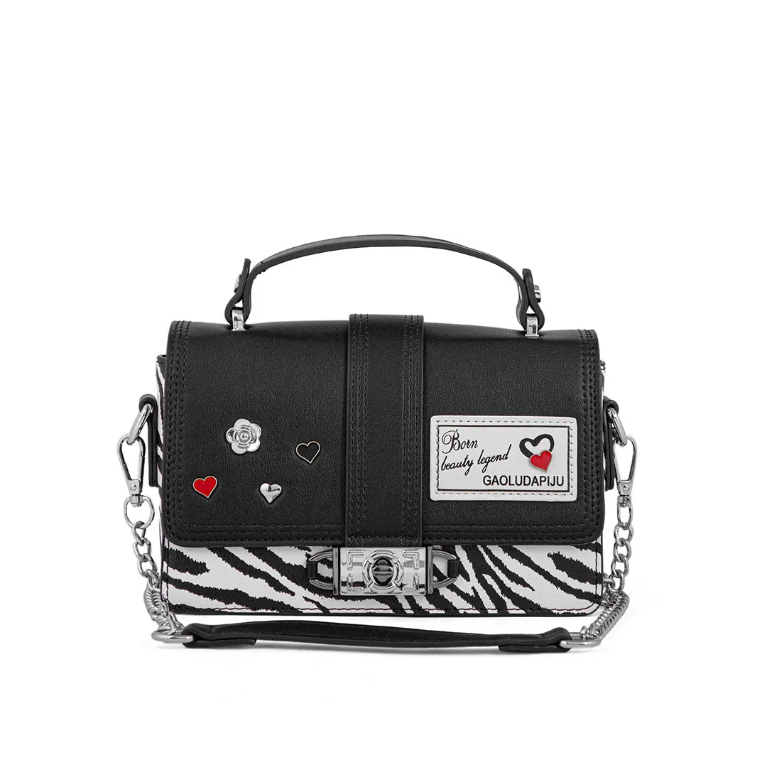 Black Formal Shoulder Bag P36296 Smart Storage Trendy Look