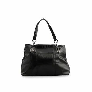 Daily Routine Black Formal Shoulder Bag P36347