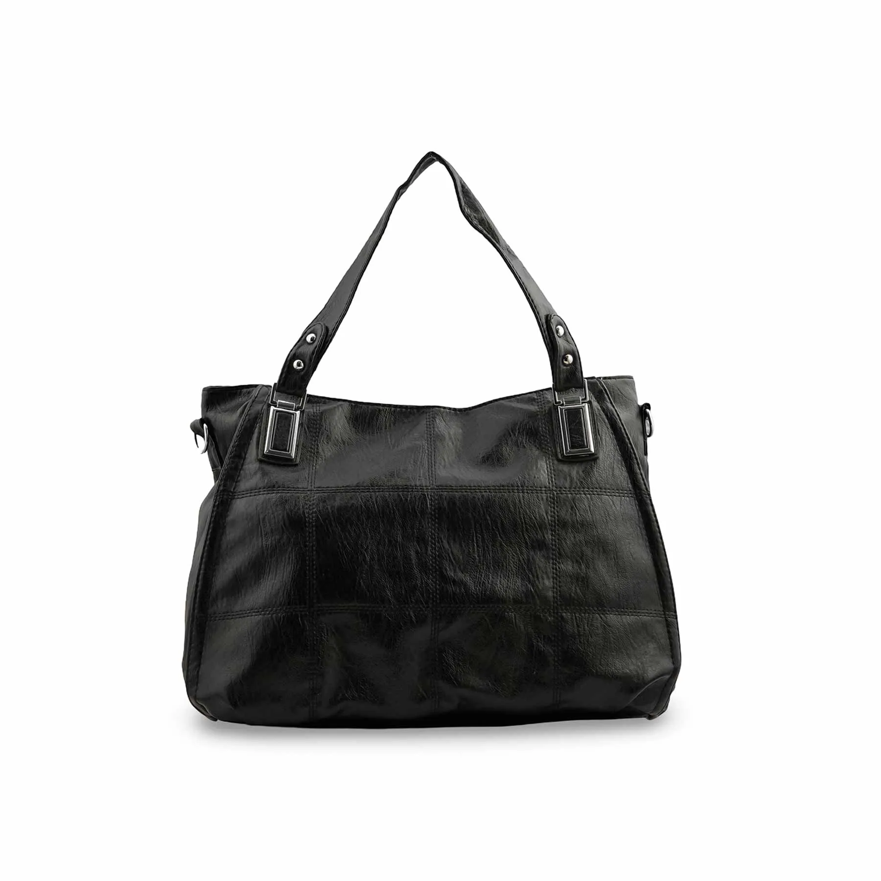 Black Formal Shoulder Bag P36348 Soft Touch