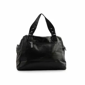 Black Formal Shoulder Bag P36351 simple design