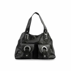 Black Formal Shoulder Bag P36353 Stylish Choice