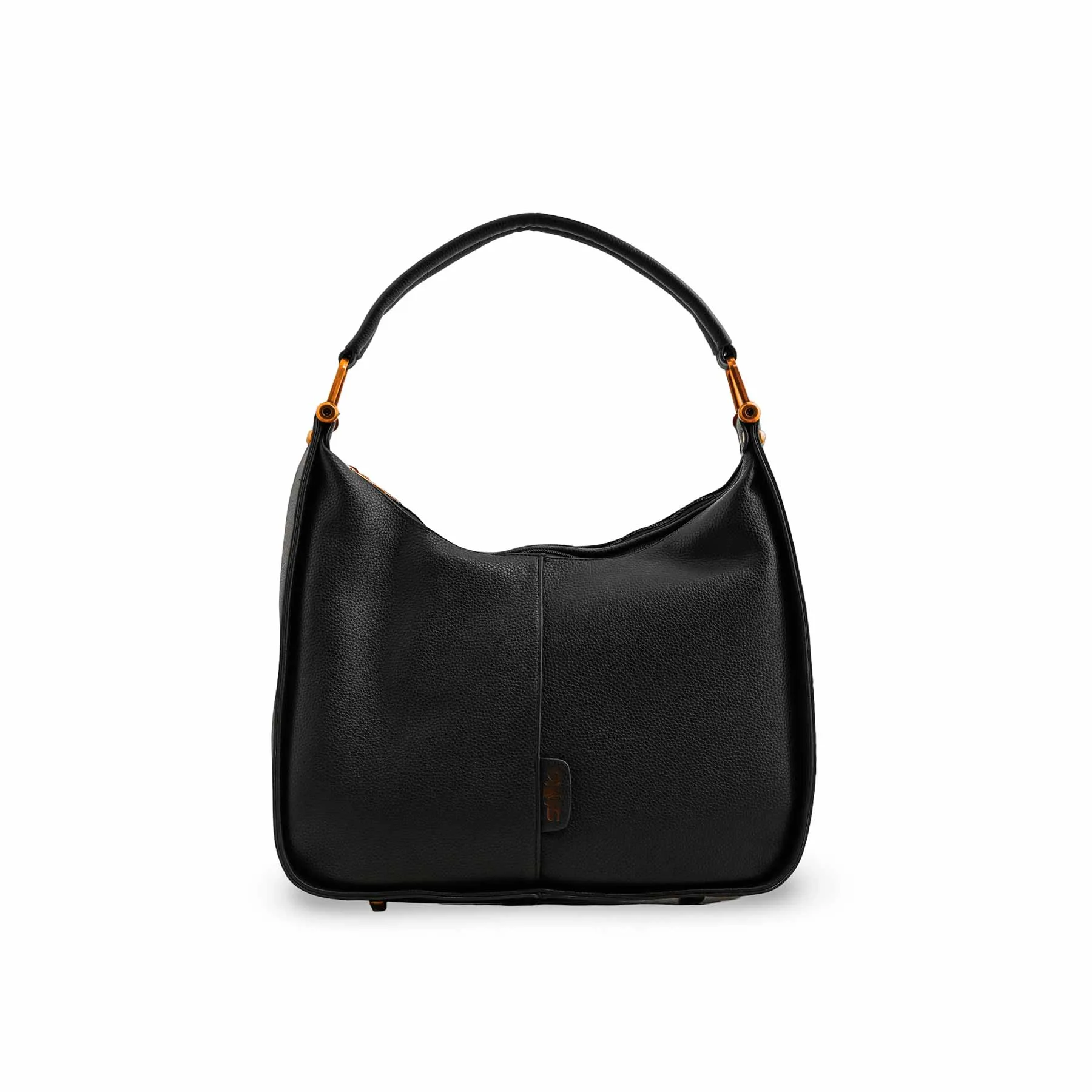 Black Formal Shoulder Bag P36383 simple design