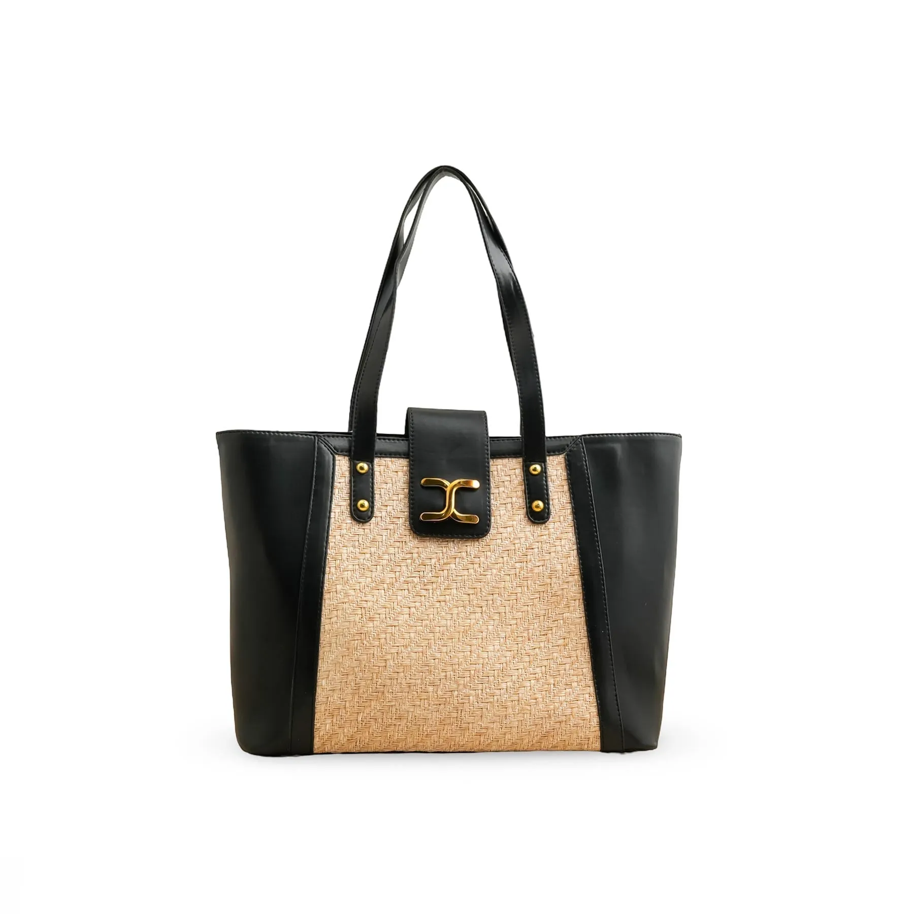 Black Formal Shoulder Bag P55753 Functional Accessory