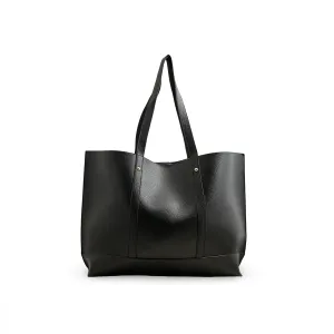 Business casual Polished Edge Black Women Casual Shoulder Bag P55748