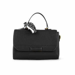 Black Women Formal Shoulder Bag P36300 Compact Form