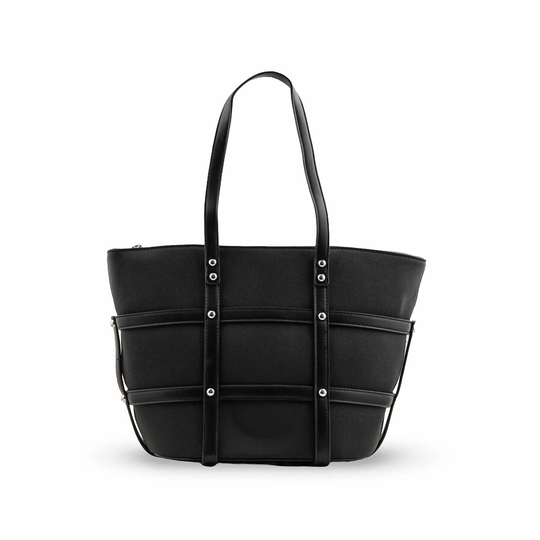 Black Women Formal Shoulder Bag P36306 Classic Minimalist