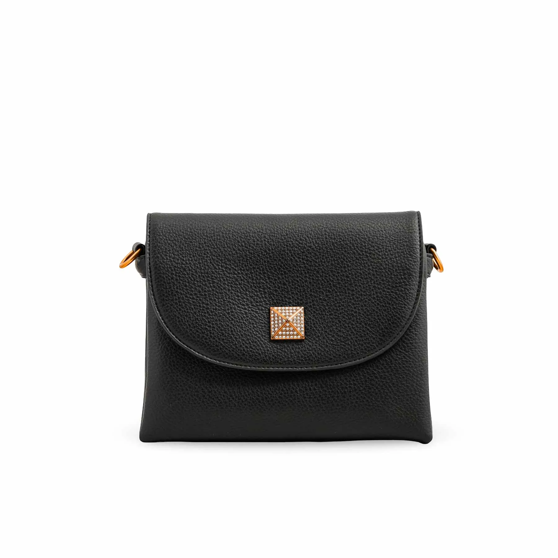 Black Women Formal Shoulder Bag P36377 Unisex accessory