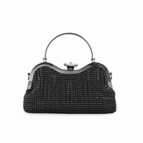 Modern Gear Black Bridal Clutch P24297