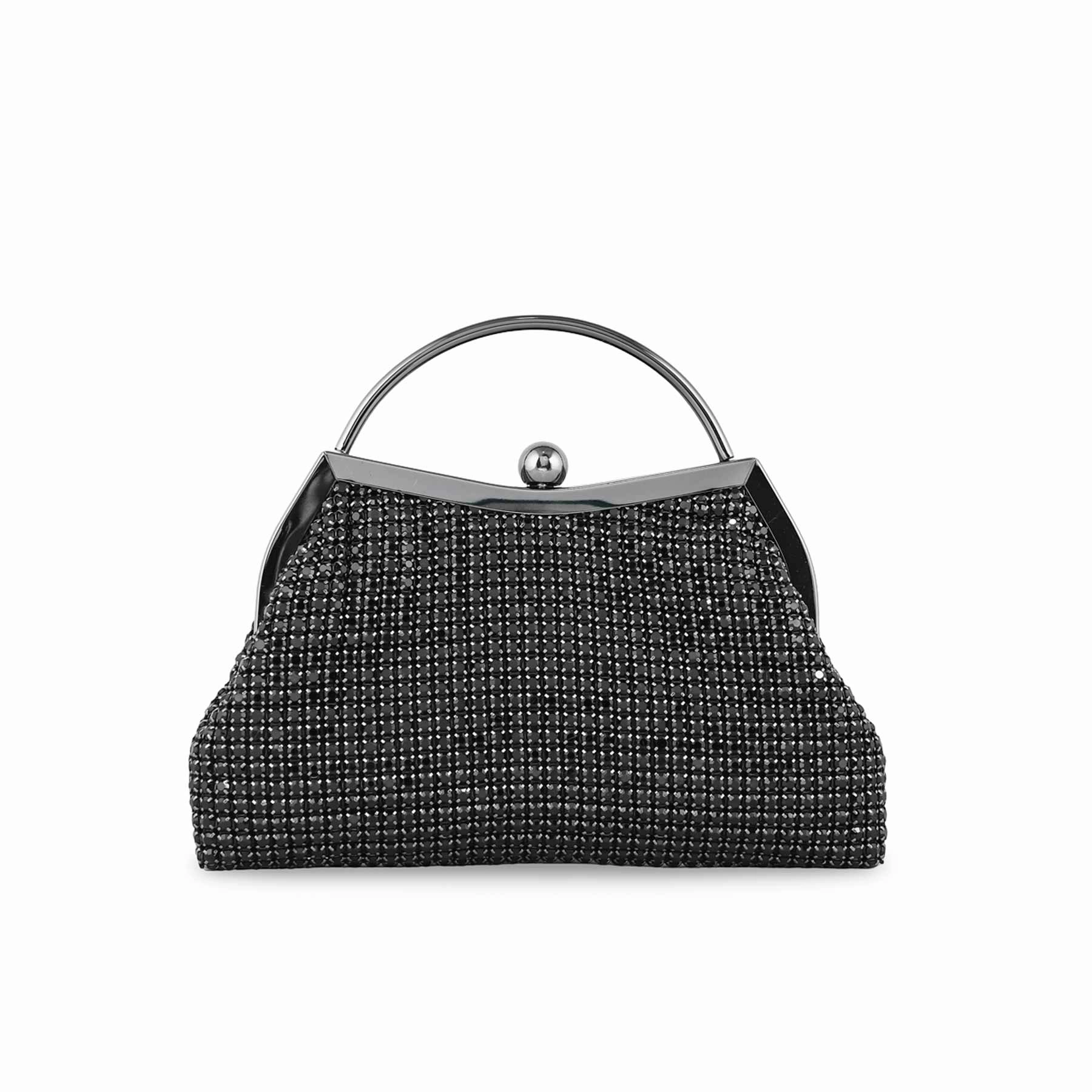 Smart Storage Bag Black Bridal Clutch P24313