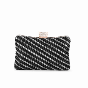Organized Everyday Gear Black Bridal Clutch P24355