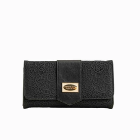 Black Casual Wallet For Women P70977 Active Equipment