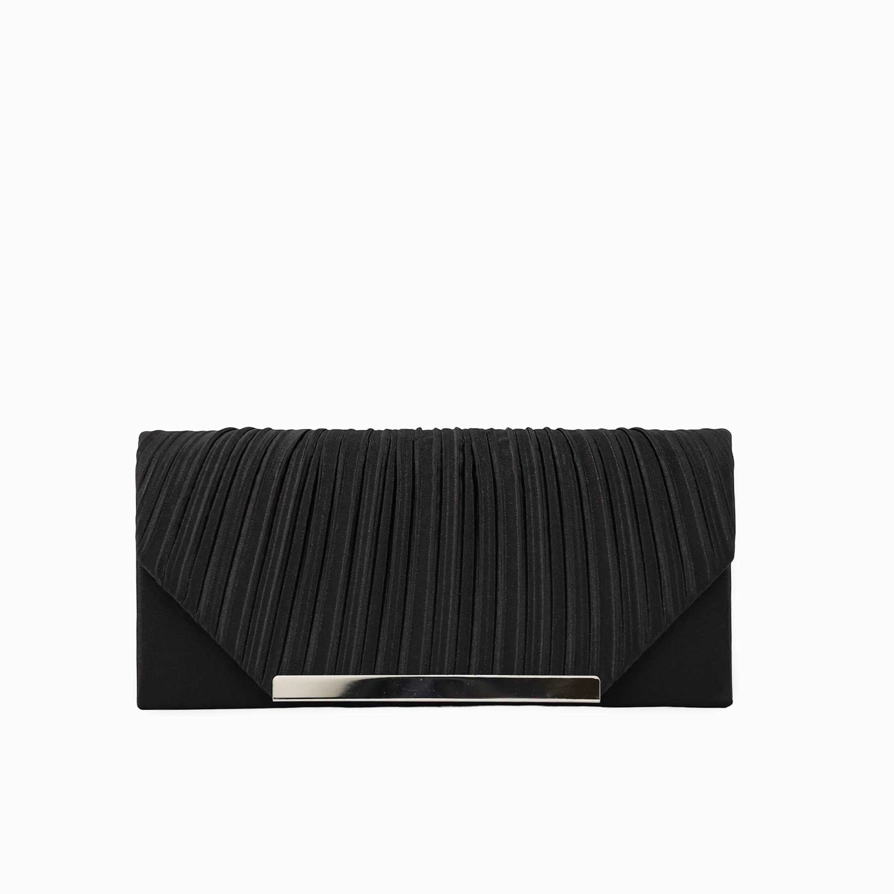 Durable Function Smart feature Black Fancy Clutch P24151