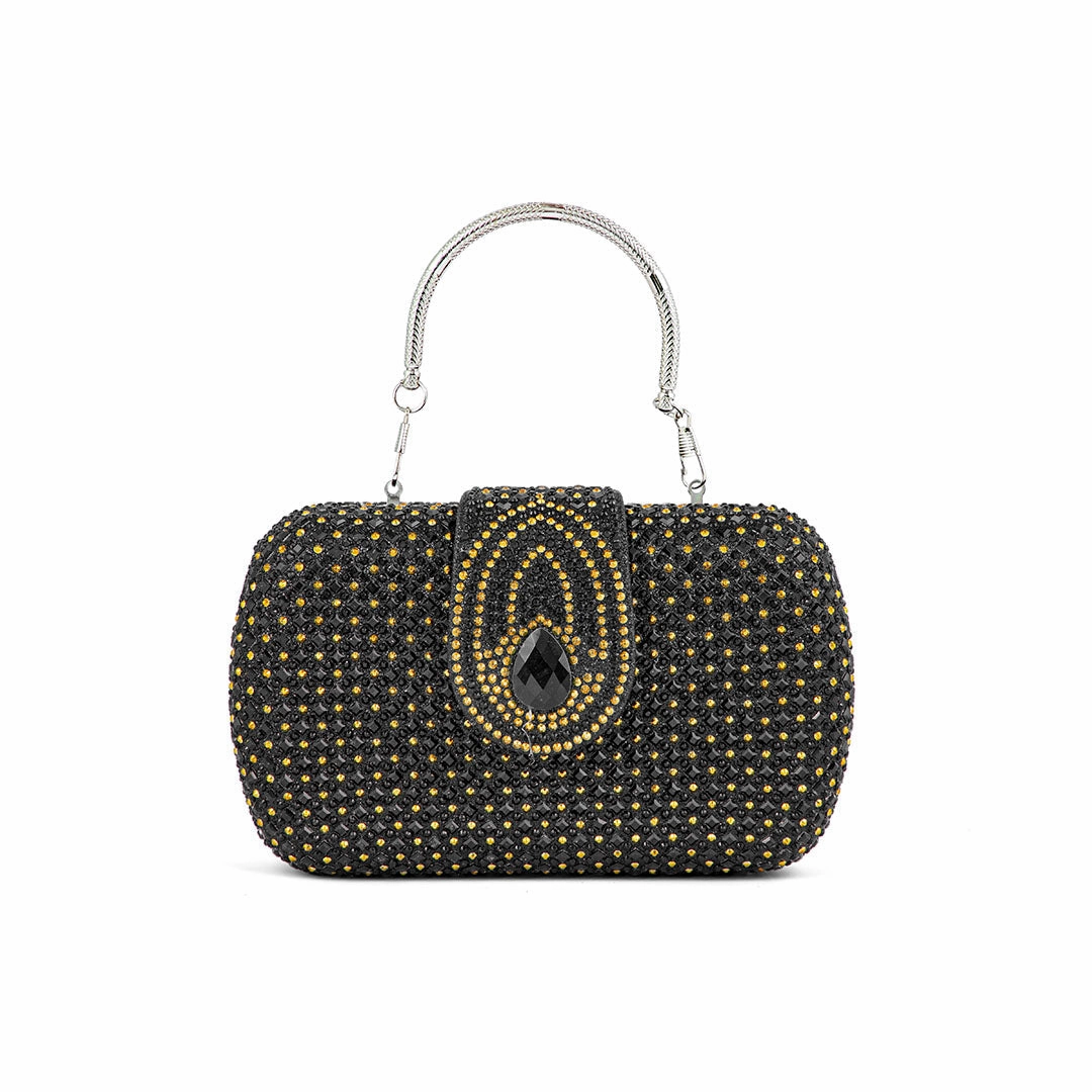 Black Fancy Clutch P24200 Minimalist Comfort