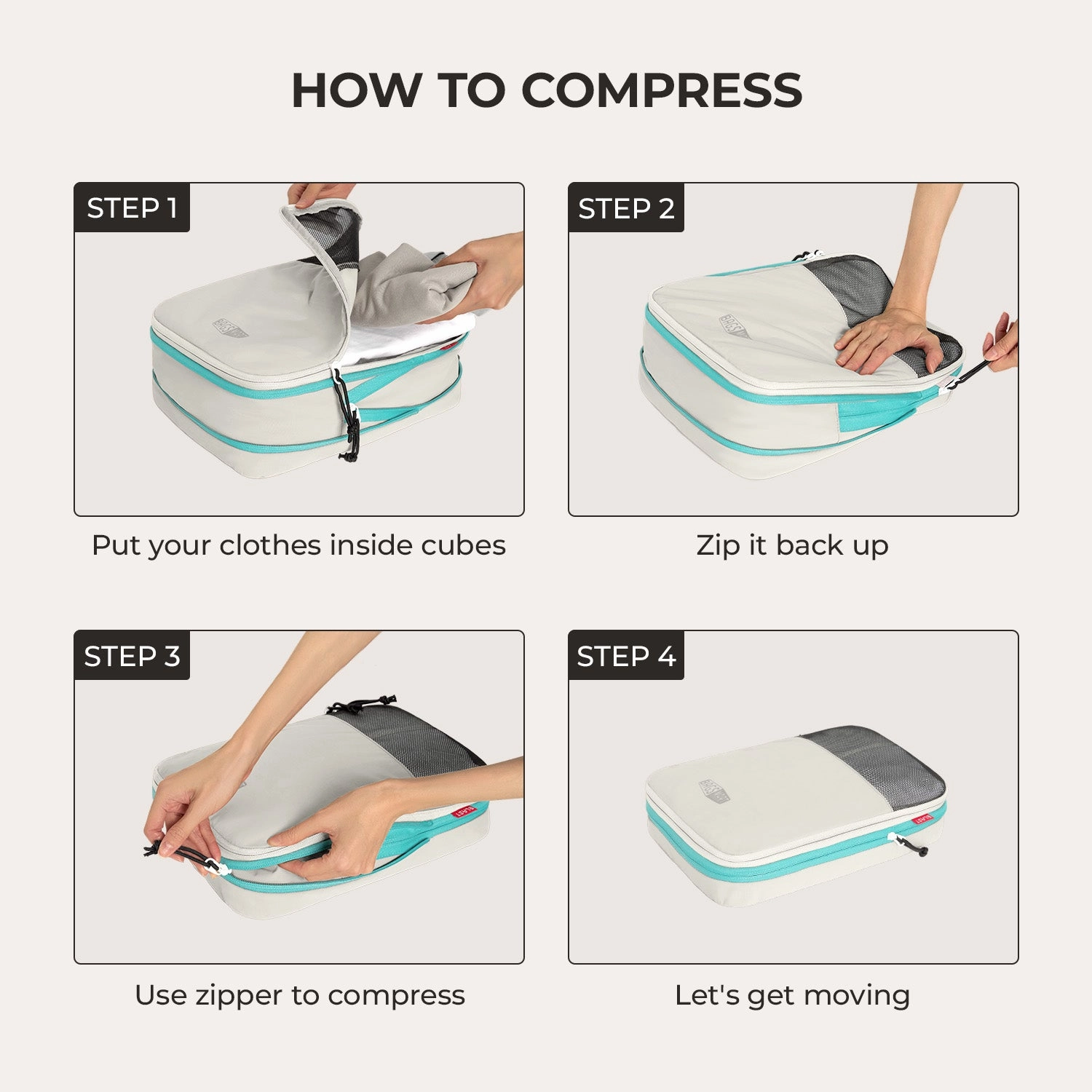 Blast Packing Cubes Modern Finish Smart Planning Functional Accessory