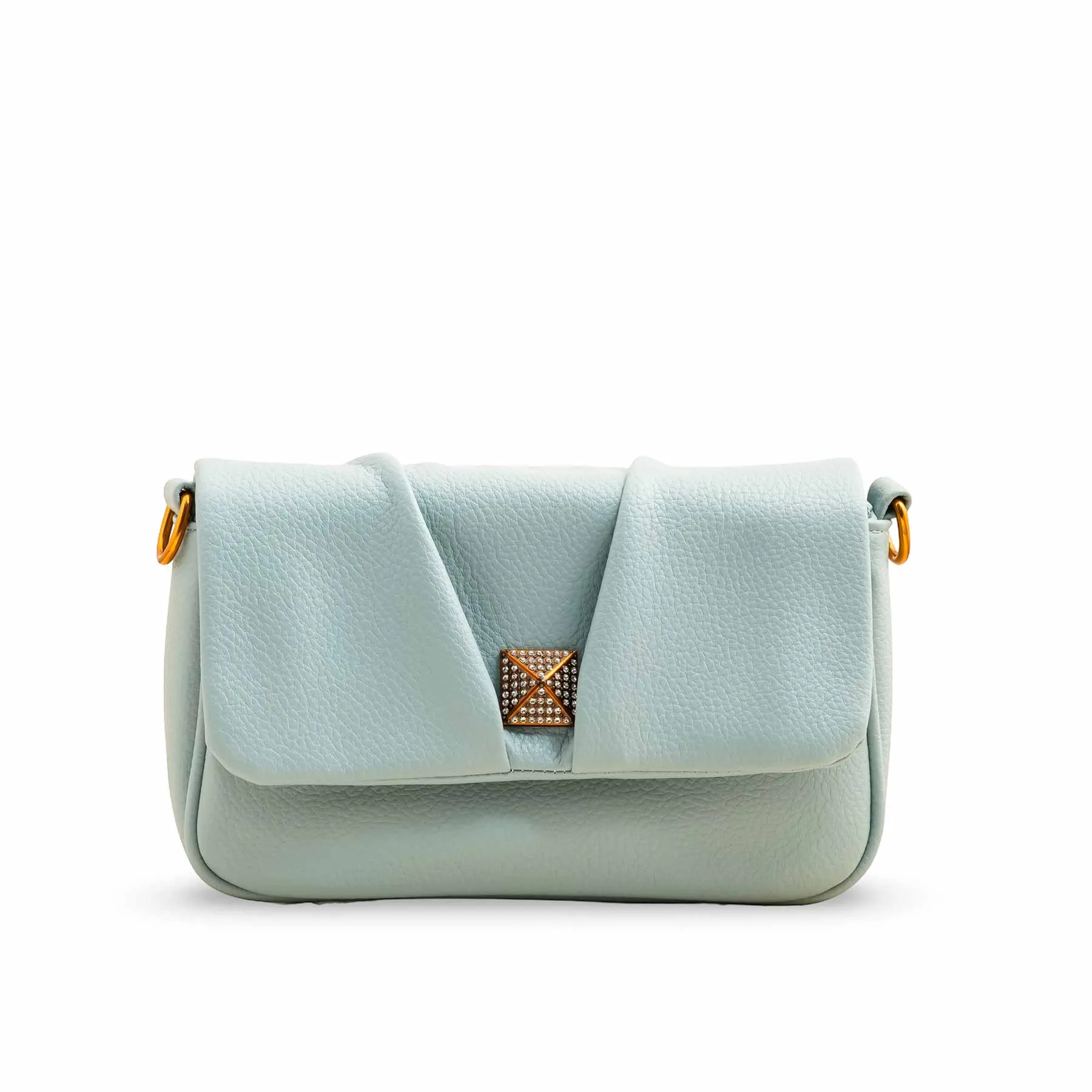 Smart Design Soft Detail Blue Women Formal Shoulder Bag P36375