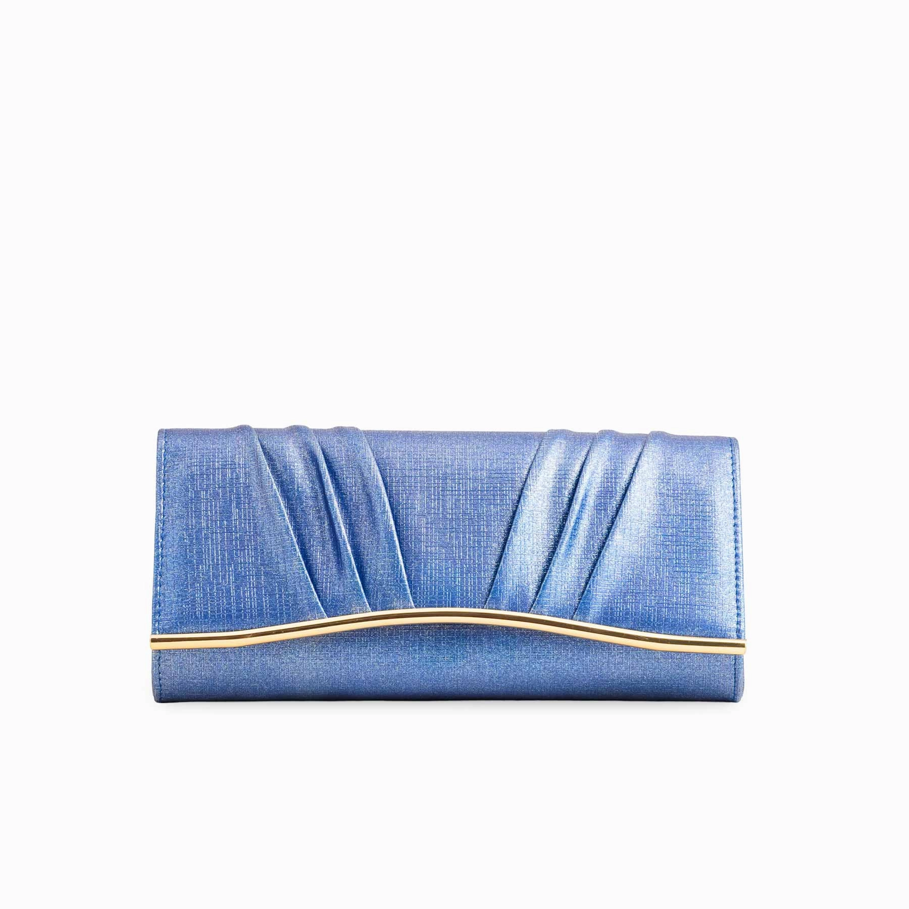 Blue Formal Clutch P24224 Practical Comfort Urban Accessory
