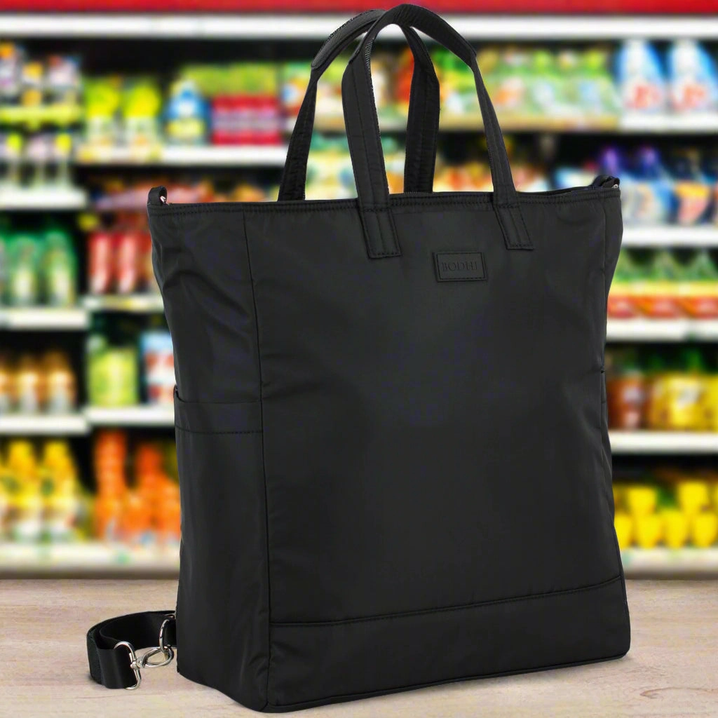 Practical Organizer Functional Style Bodhi Fashion Daily Convertible Tote Bag w/ Detachable Straps