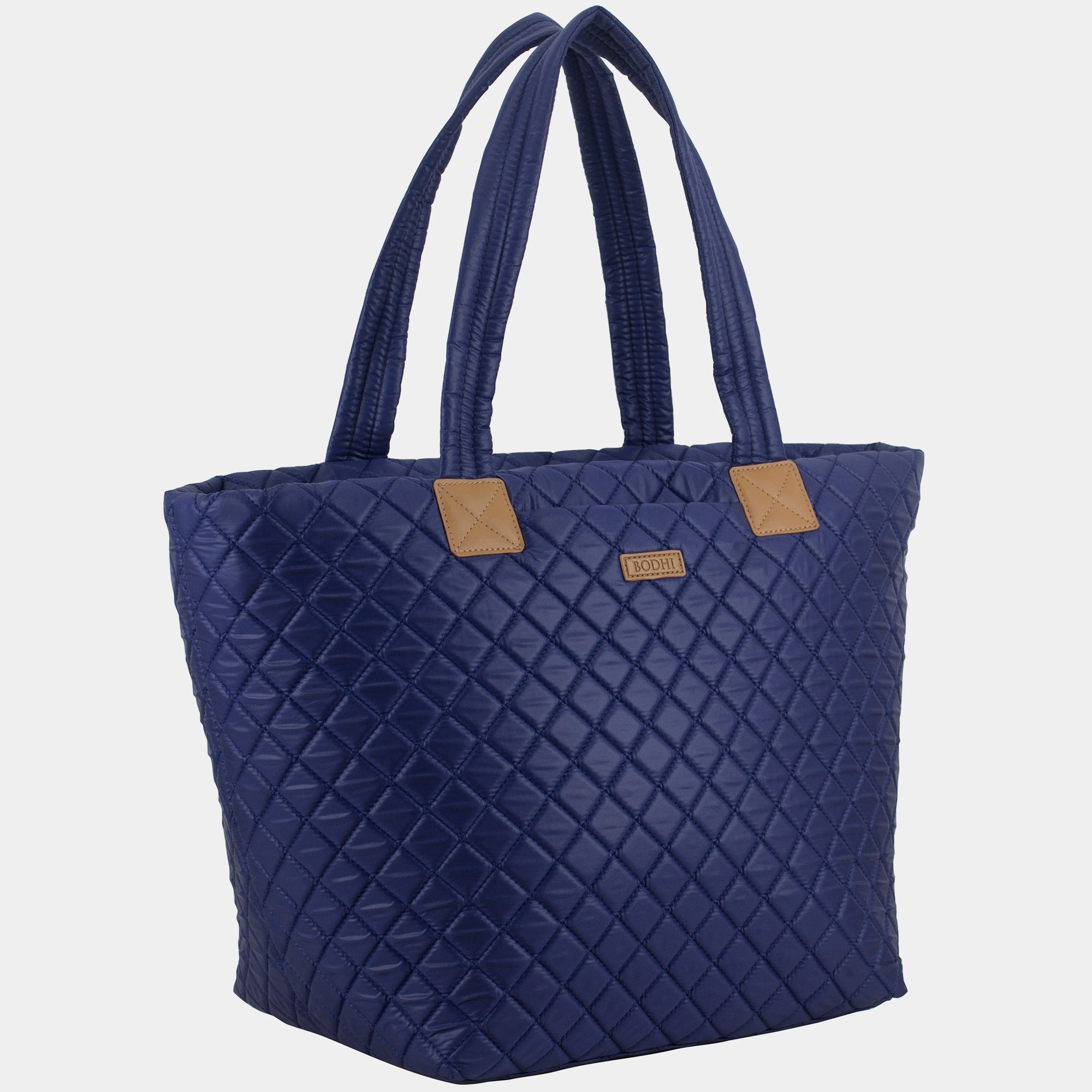 BODHI Quilted Luxe Top Handles Tote Functional Plan