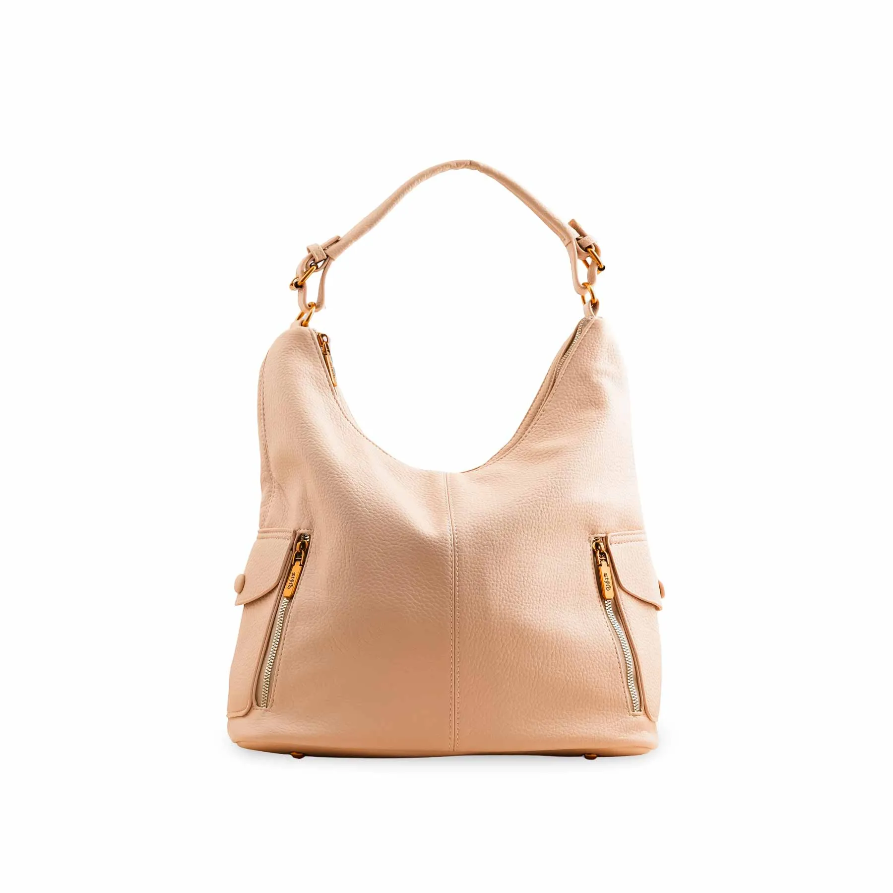 Pink Formal Shoulder Bag P36381 Practical Look Trendy Piece