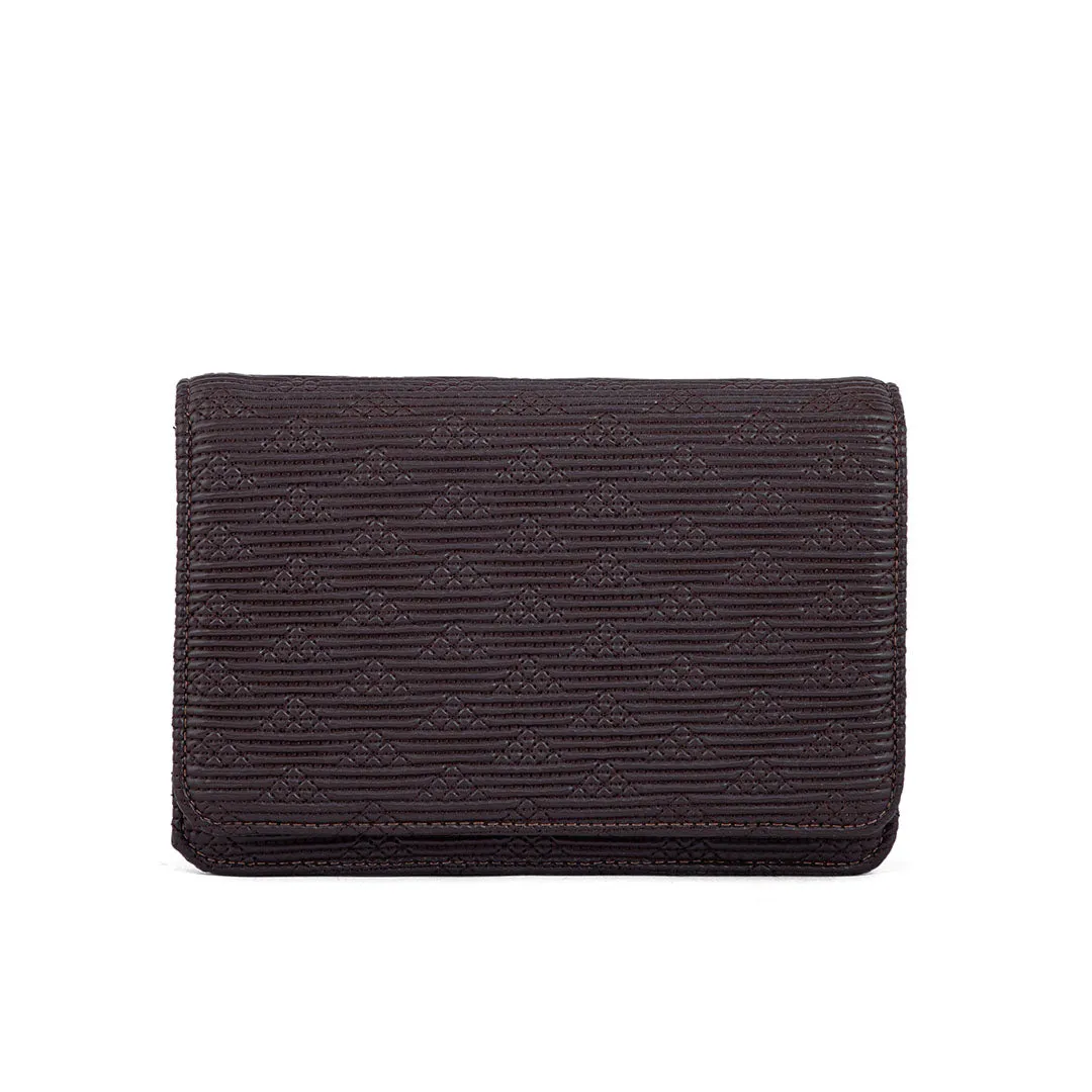 Brown Fancy Shoulder Bag For Ladies P55617 Versatile Shopper Adjustable Strap