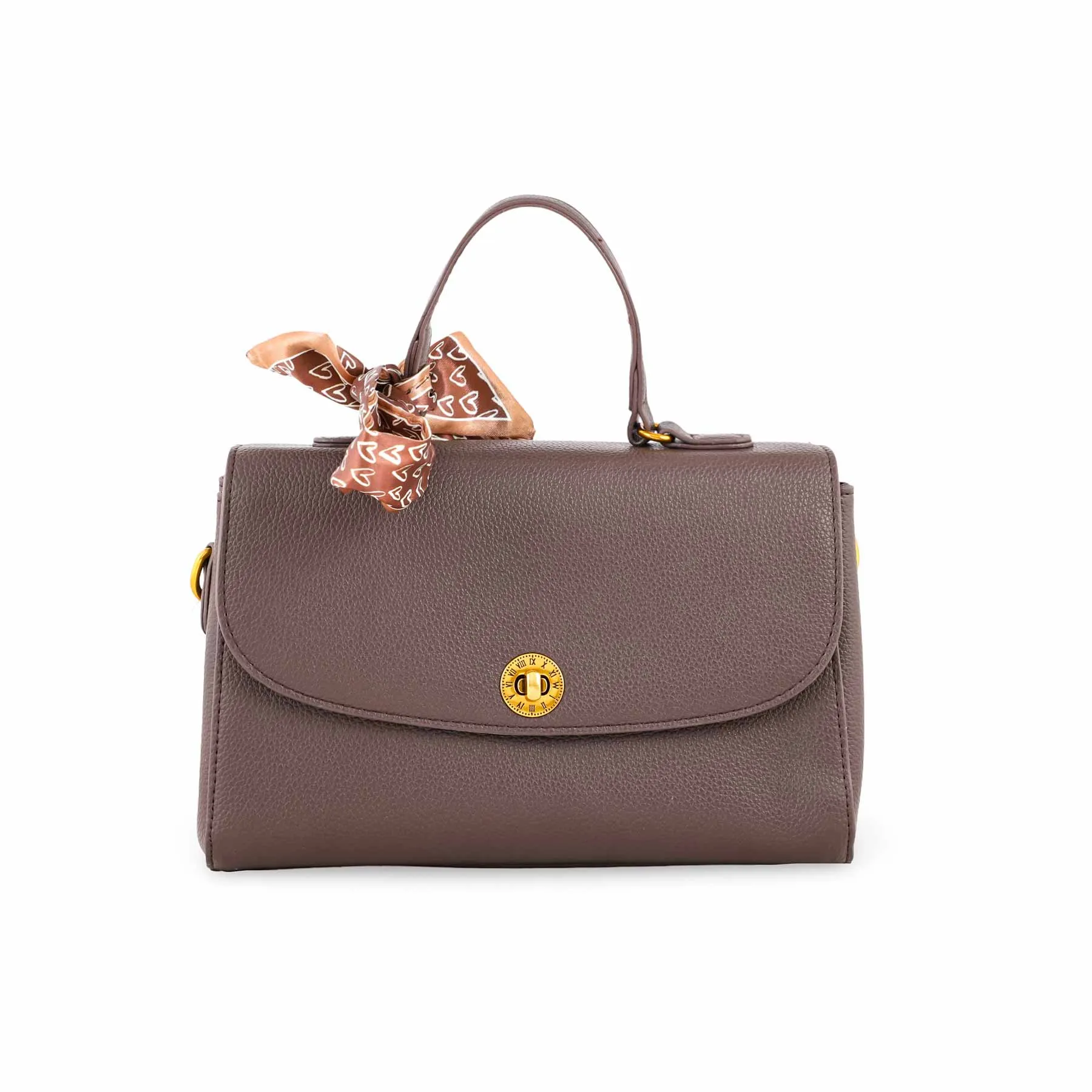 Modern Appeal Brown Formal Shoulder Bag P36299