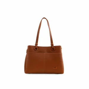 Brown Formal Shoulder Bag P36390 Street Style Vacation Gear
